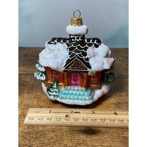 Christmas Ornament House by Sewerynski Handmade Poland Xmas